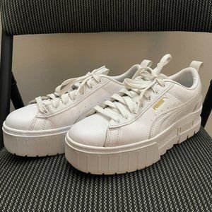 Puma Mayze White Running Shoes Size 8 Women
